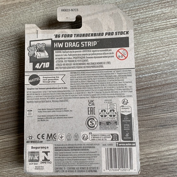 Hot Wheels 1986 Ford Thunderbird Pro Stock 80s Car Drag Strip Hotwheels New 2023 - Picture 6 of 7